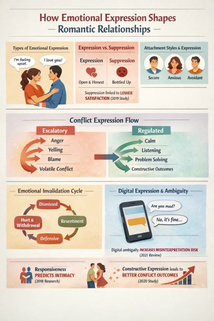 How Emotional Expression Shapes Romantic Relationships