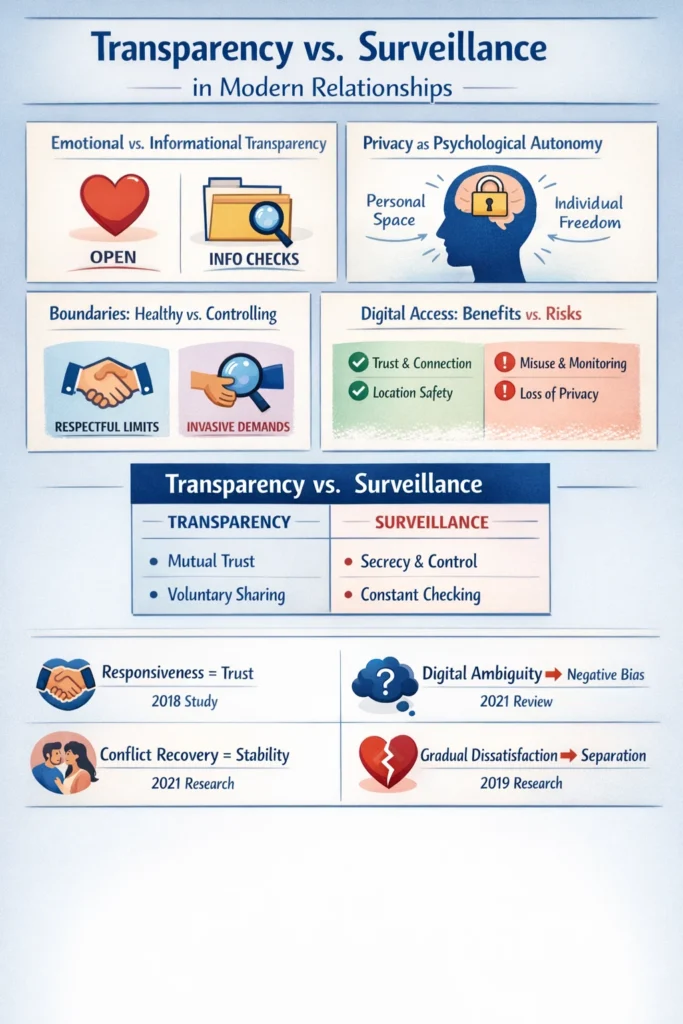 Transparency vs. Surveillance in Modern Relationships