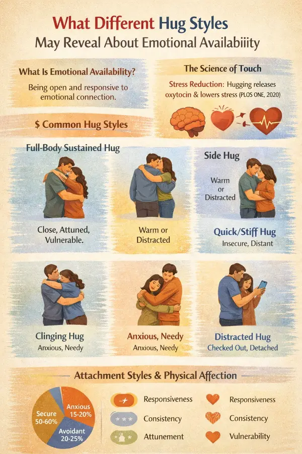 What Different Hug Styles May Reveal About Emotional Availability