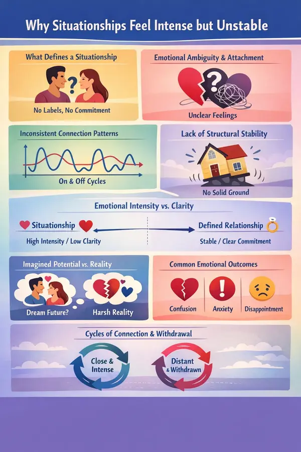 Why Situationships Feel Intense but Unstable