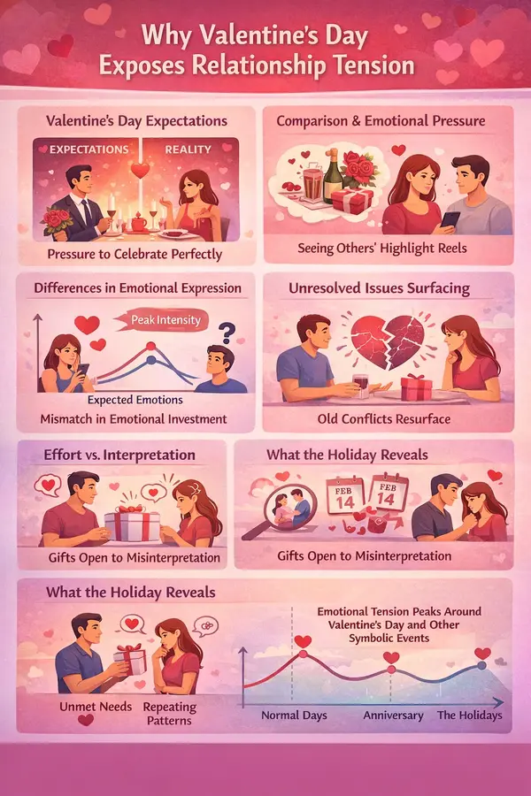 Why Valentine’s Day Exposes Relationship Tension